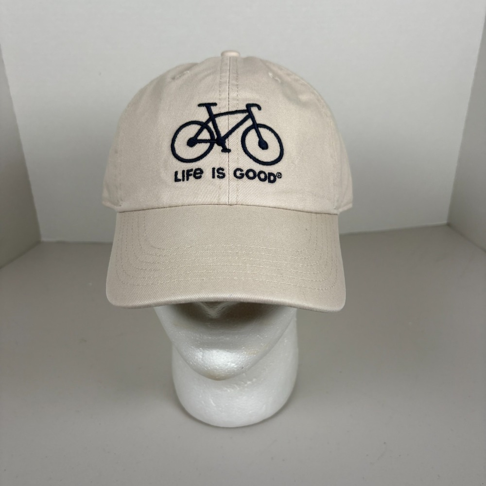 Life is Good Men's OSFM Beige Adjustable Hat